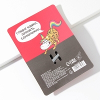 Заколка для волос с бантом &laquo;Котик&laquo; 10 х 14 см