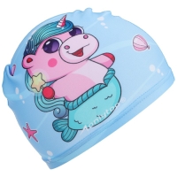 Шапочка для плавания детская ONLYTOP &laquo;Милота&raquo;, тканевая, обхват 46-52 см