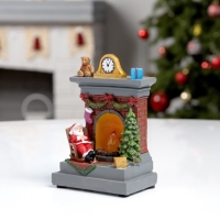 Светодиодная фигура «Камин» 13 × 9 × 6 см, полистоун, батарейки АААх2 (не в комплекте), свечение тёплое белое Светодиодная фигура «Камин» 13 × 9 × 6 см, полистоун, батарейки АААх2 (не в комплекте), свечение тёплое белое