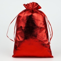 Мешочек подарочный парча «Снежинки», красный, 20 х 30 см, Новый год Мешочек подарочный парча «Снежинки», красный, 20 х 30 см, Новый год