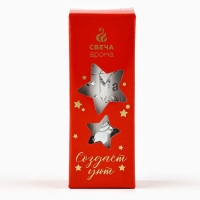 Свеча новогодняя &laquo;Магия момента&raquo;, на Новый год, аромат лаванда, 9 х 3,5 см