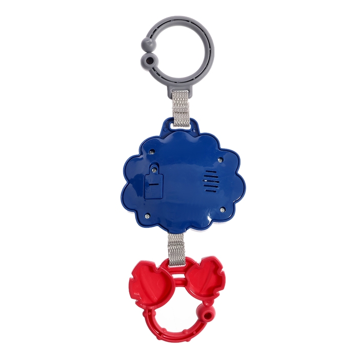 Музыкальная подвеска &laquo;Весёлые зверята: Лев&raquo;, ручка для крепления, звук