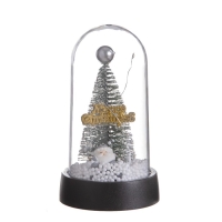 Ночник колба &laquo;Новогодняя елка&raquo; LED 3хAG10 8,5х8,5х15,5см