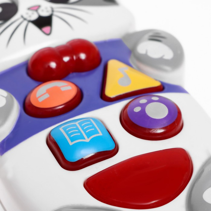 Музыкальная игрушка &laquo;Забавные зверята: Котёнок&raquo;, русская озвучка, световые эффекты, цвет серый