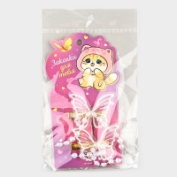 Заколки для волос с бабочками «Для тебя», 2 шт, 5 х 3 см Заколки для волос с бабочками «Для тебя», 2 шт, 5 х 3 см