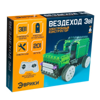 Конструктор радиоуправляемый &laquo;Вездеход&raquo;, 3 в 1, 201 деталь