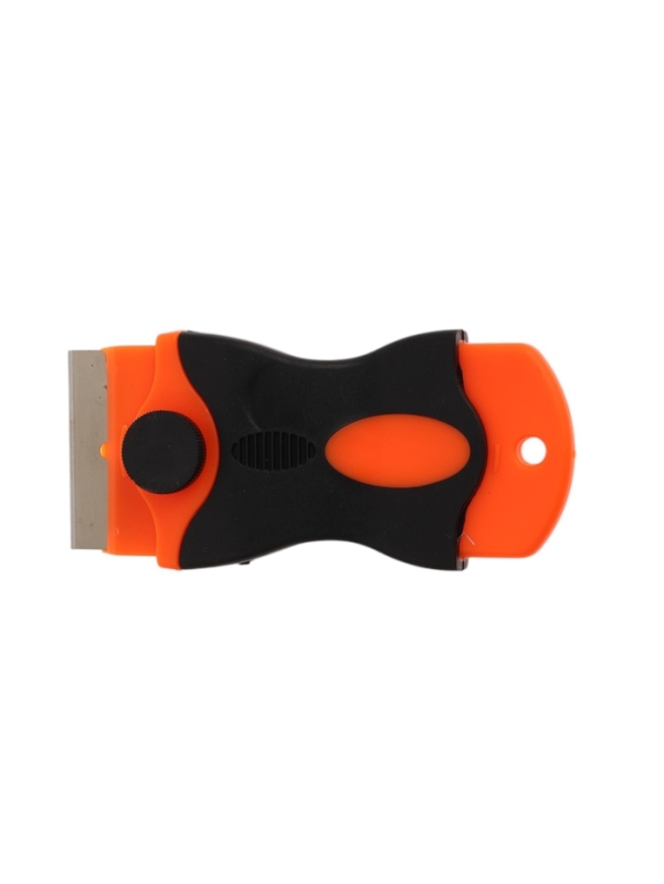 Скребок ТУНДРА, обрезиненная рукоятка, лезвие из нержавеющей стали, 40 мм