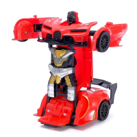 Робот радиоуправляемый &laquo;Спорткар&raquo;, трансформируется, работает от батареек, цвета МИКС