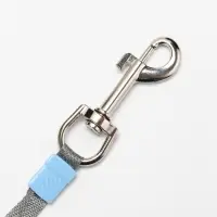 Рулетка - поводок для собак, лента 5 м, голубая