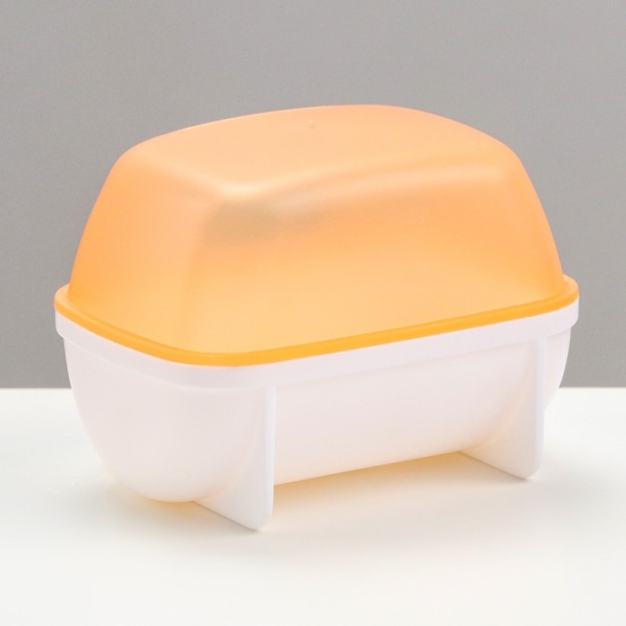 Туалет для грызунов Туалет для грызунов "Пижон", 10,2 х 7,2 х 7,2 см, жёлтый