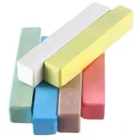 Мелки цветные школьные 6 шт. &laquo;Синий трактор&raquo;, прямоугольные