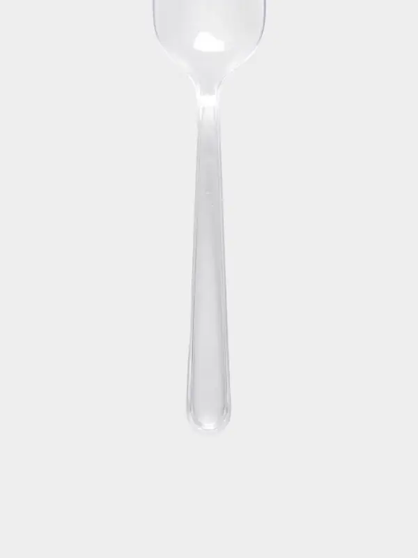 Ложка пластиковая одноразовая Не ЗАБЫЛИ! &laquo;Премиум&raquo;, 18 см, прозрачная, набор 6 шт./уп.