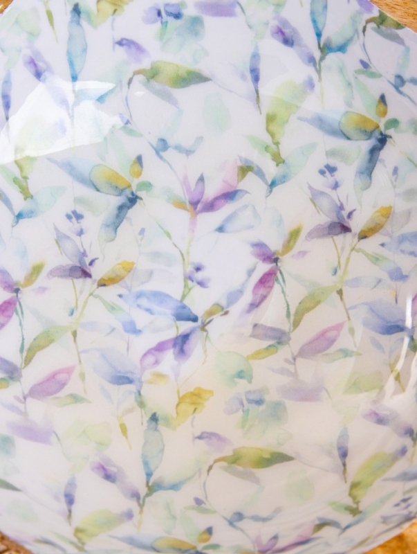 Салатник "Оттенки сирени" дерево манго 20х20х8 см