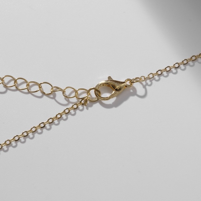 Кулон &laquo;Прелесть&raquo; собака в сумке, цветной в золоте, 40 см