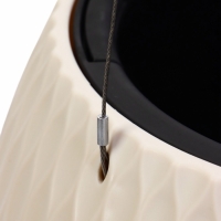 Кашпо "Жемчужина" 4л подвесное, бежевый