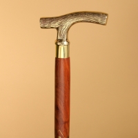 Трость "Домино" шишам, латунь 92 см