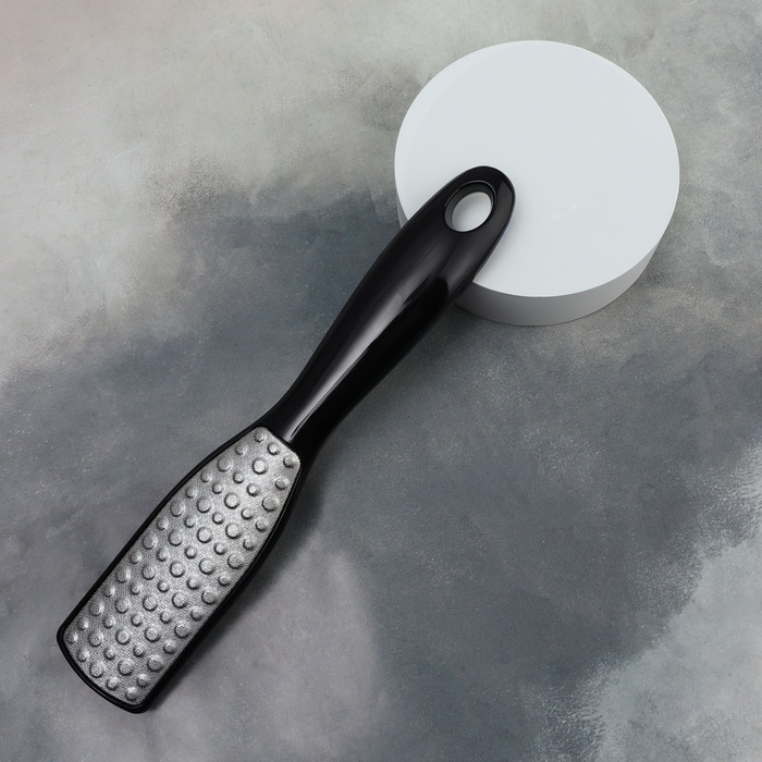 Пилка для ног, трапеция, лазерная, двусторонняя, 24,5 см, цвет чёрный Пилка для ног, трапеция, лазерная, двусторонняя, 24,5 см, цвет чёрный