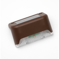 Садовый светильник на солнечной батарее, 8 × 4.5 × 4.5 см, 1 LED, свечение белое, коричневый Садовый светильник на солнечной батарее, 8 × 4.5 × 4.5 см, 1 LED, свечение белое, коричневый