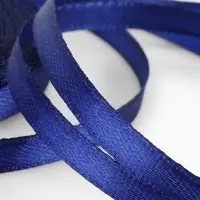 Лента атласная, 6 мм, 23&plusmn;1 м, синяя №120