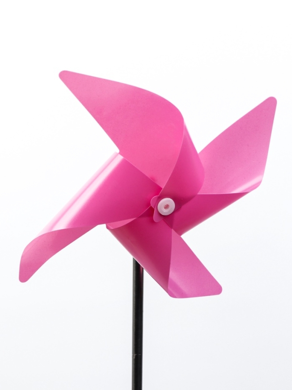 Штекер с подсветкой "Ветерок" розовый, 19х70см