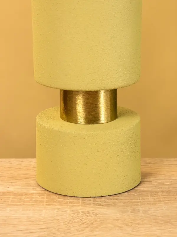 Подсвечник на 1 свечу текстурный "Олива" 10,5х10,5х19 см