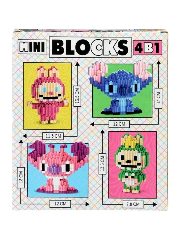 UNICON Конструктор "Mini Blocks. Веселые друзья", 4 в 1, 2272 деталей
