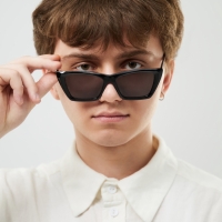 Очки солнцезащитные женские, uv 400, ширина 14.3 см, дужка 13.5 см, линза 6.3 х 4.5 см