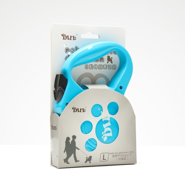 Рулетка DIIL, 5 м, до 30 кг, лента, голубая