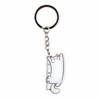 Брелок линейка для ключей &laquo;Будь всегда уверен&raquo;, 2.2 х 10 см