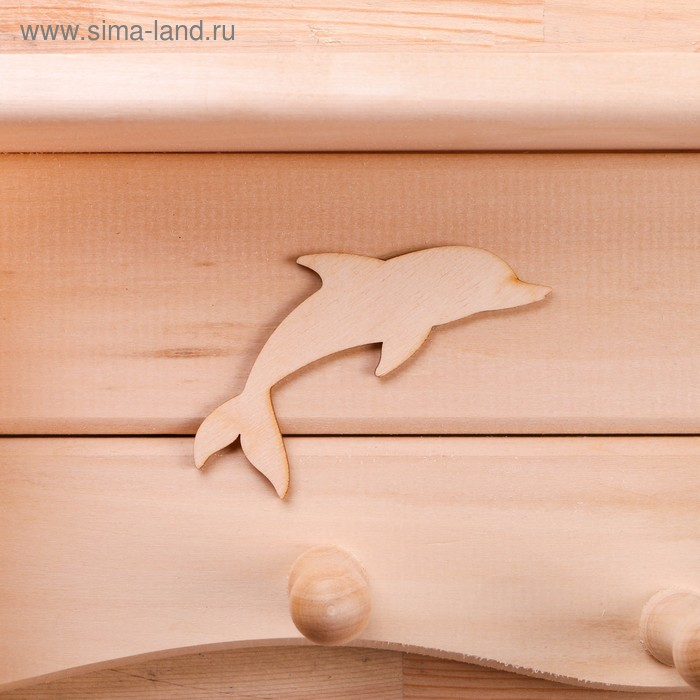 Полка вешалка &laquo;Дельфин&raquo; 54х20х7 см