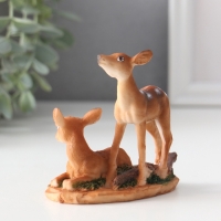 Сувенир полистоун "Два оленёнка" МИКС 10х5,6х9,6 см