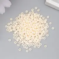 Бисер стекло 8/0 "Маршмеллоу. Матовый. Телесный" 10 гр