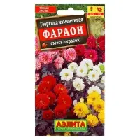 Семена цветов Георгина "Фараон", смесь окрасок, О, 0,3 г