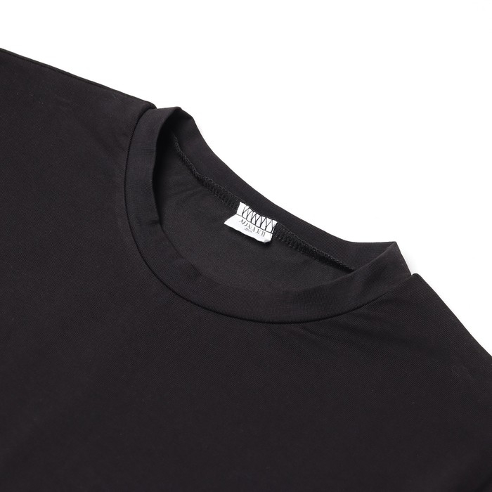 Футболка женская с красным кантом Basic line цвет черный, р-р 48 Футболка женская с красным кантом Basic line цвет черный, р-р 48