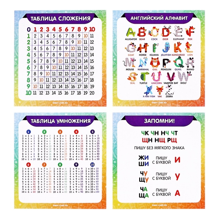 Набор первоклассника в папке Calligrata &laquo;Универсальный&raquo;, 70 предметов, с пособиями