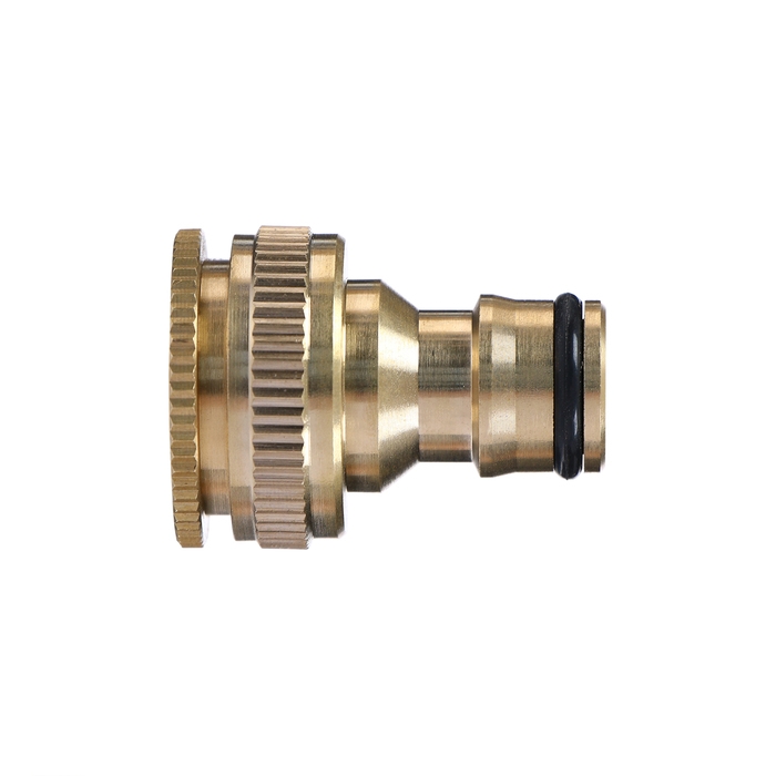 Штуцер, внутренняя резьба 3/4"&mdash;1/2", быстросъёмное соединение, латунь, Greengo