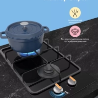 Газовая варочная панель CGH311GB, 2 конфорки, черное стекло