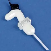 Свеча для торта &laquo;Джентельмен&raquo;, цифра 7, белая