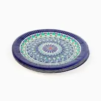 Тарелка одноразовая бумажная &laquo;Узбекская&raquo;, 18 см