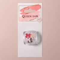 Фигурки для дизайна ногтей &laquo;Бантики&raquo;, объёмные, разноцветные