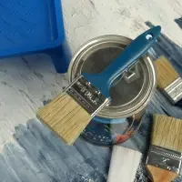 Кисть плоская ТУНДРА, смешанная щетина, пластиковая рукоятка, 2", 50 мм