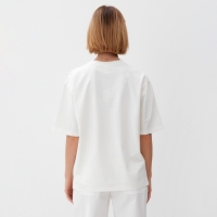 Футболка женская oversize MINAKU: One Most Brand цвет экрю, размер 42