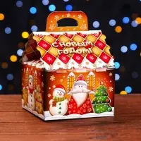 Подарочная коробка &laquo;Пряничный&raquo; 12&times;12&times;16.8 см