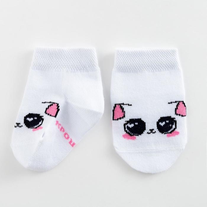 Набор носков Крошка Я &laquo;Киса&raquo;, 2 пары, 8-10