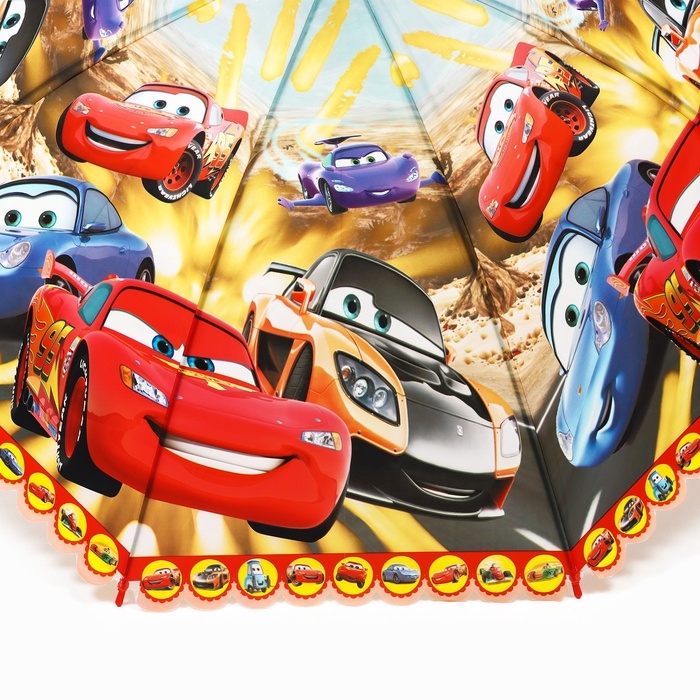 Зонт десткий, Тачки, 8 спиц d=87см Зонт десткий, Тачки, 8 спиц d=87см