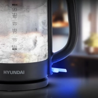 Чайник HYK-G3402 1.7л. 2200Вт серый