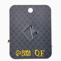 Брошь "Веточка Калины", цвет красно-коричневый в золоте