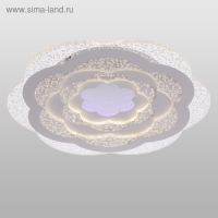 Светильник с ПДУ 660608N LED 160Вт 3 режима 3000-6000К диммер белый 50х50х7,5 см BayerLux