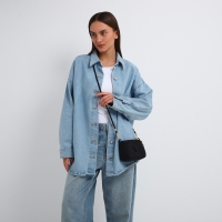 Сумка женская кросс-боди на молнии, цвет чёрный Сумка женская кросс-боди на молнии, цвет чёрный