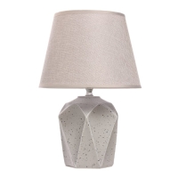 Настольная лампа "Аурика" Е14 40Вт серый 22х22х34см Настольная лампа "Аурика" Е14 40Вт серый 22х22х34см